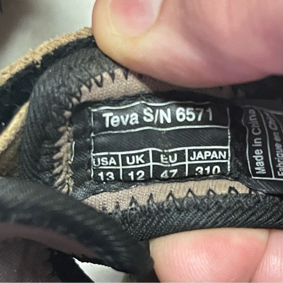 Teva 6571 Hurricane Kayaking Fishing Sports Sandal Size 13 Brown - Picture 7 of 8